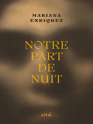 cover image of Notre part de nuit